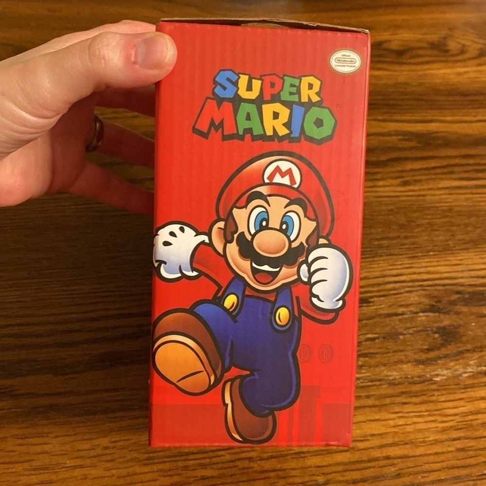 Nintendo Super Mario Yoshi Mug Question Block Coaster Keychain Set NIB - Picture 3 of 5